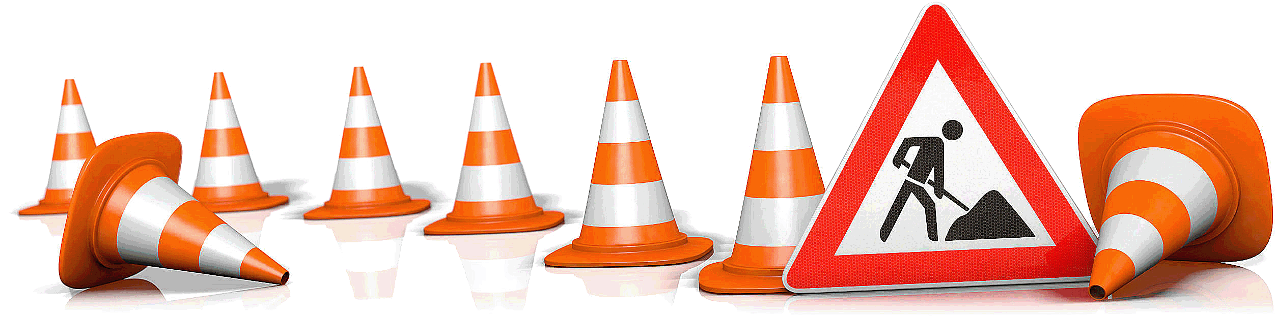 Baustell uf der Site